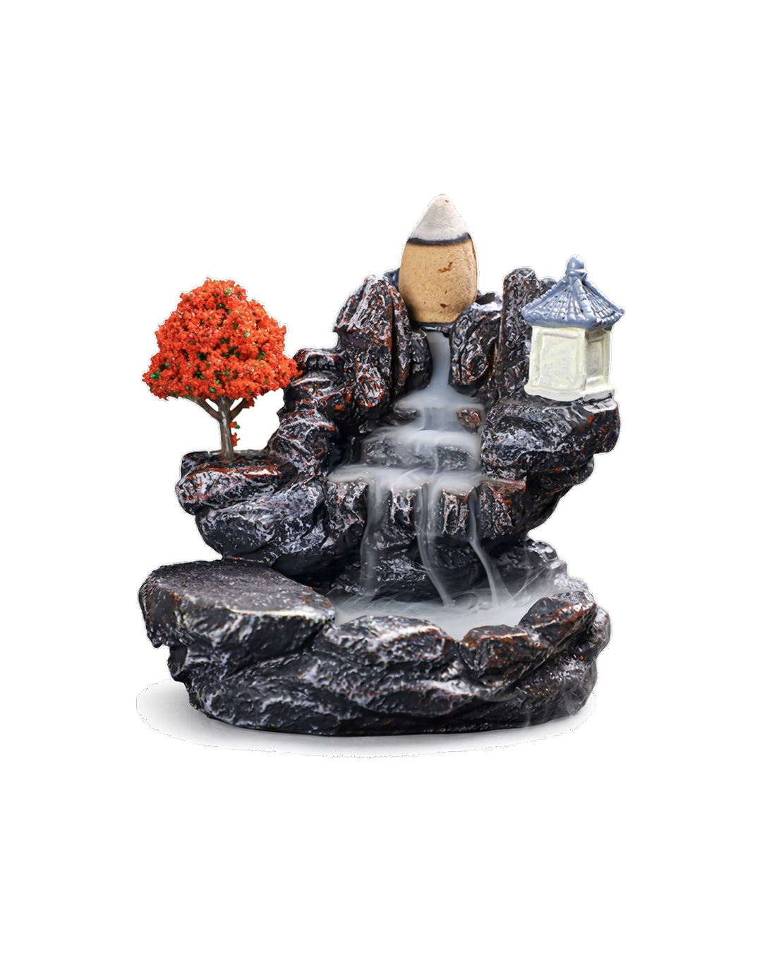 Autumn Pavilion — Backflow Incense Waterfall