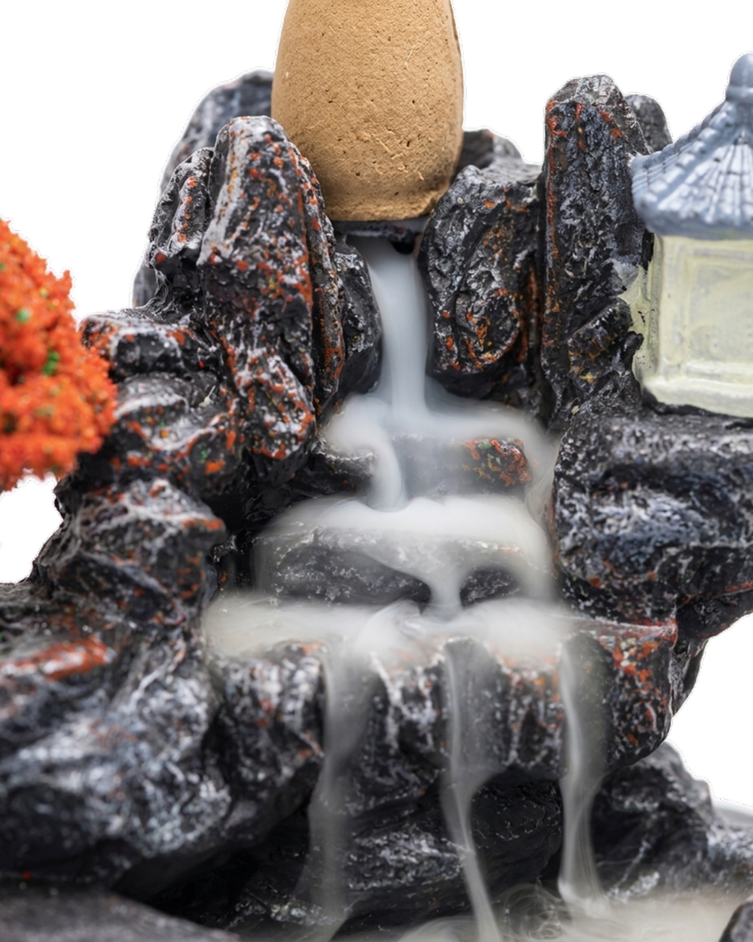 Autumn Pavilion — Backflow Incense Waterfall