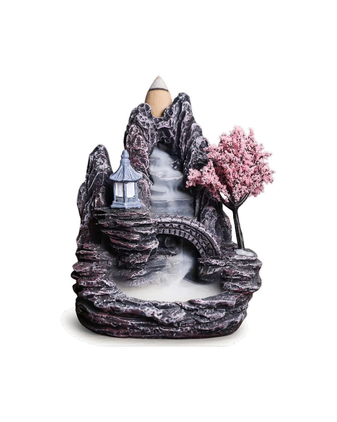 Cherry Blossom Bridge — Backflow Incense Waterfall