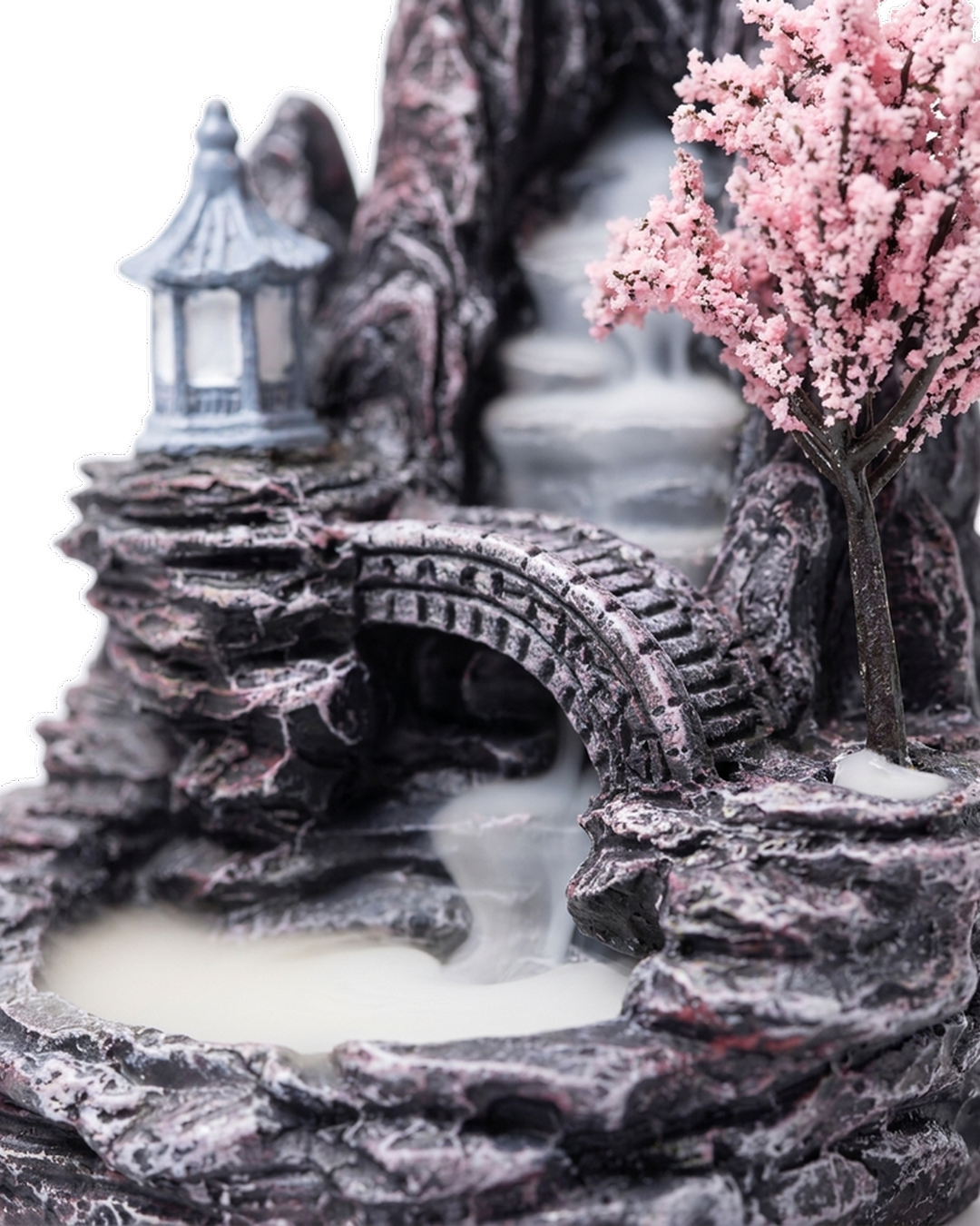 Cherry Blossom Bridge — Backflow Incense Waterfall
