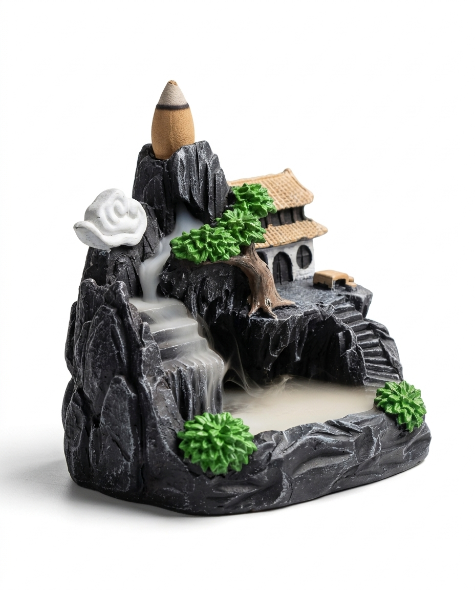 Riverside Village — Backflow Incense Waterfall
