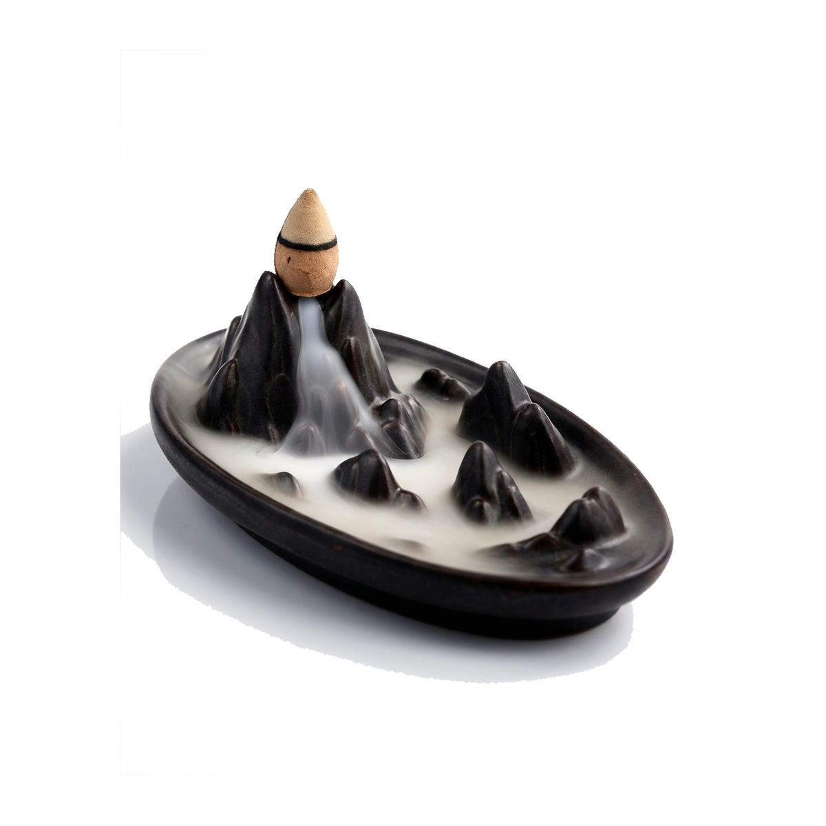 Zen Boat — Backflow Incense Burner
