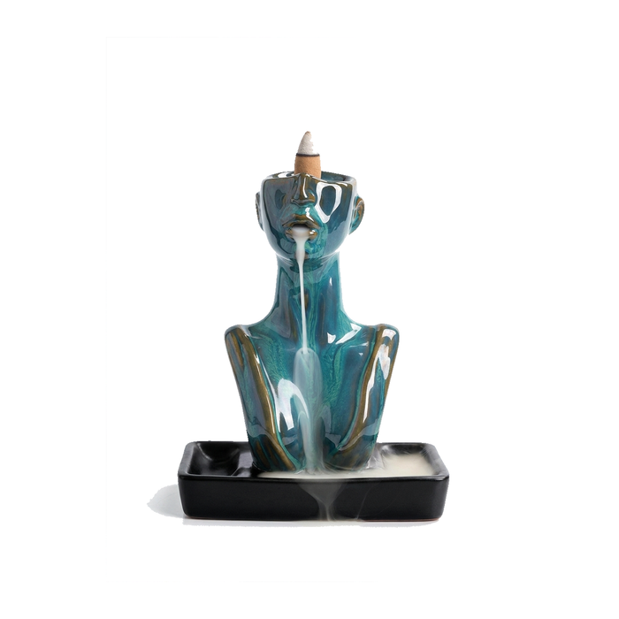 The Meditating Woman — Backflow Incense Waterfall