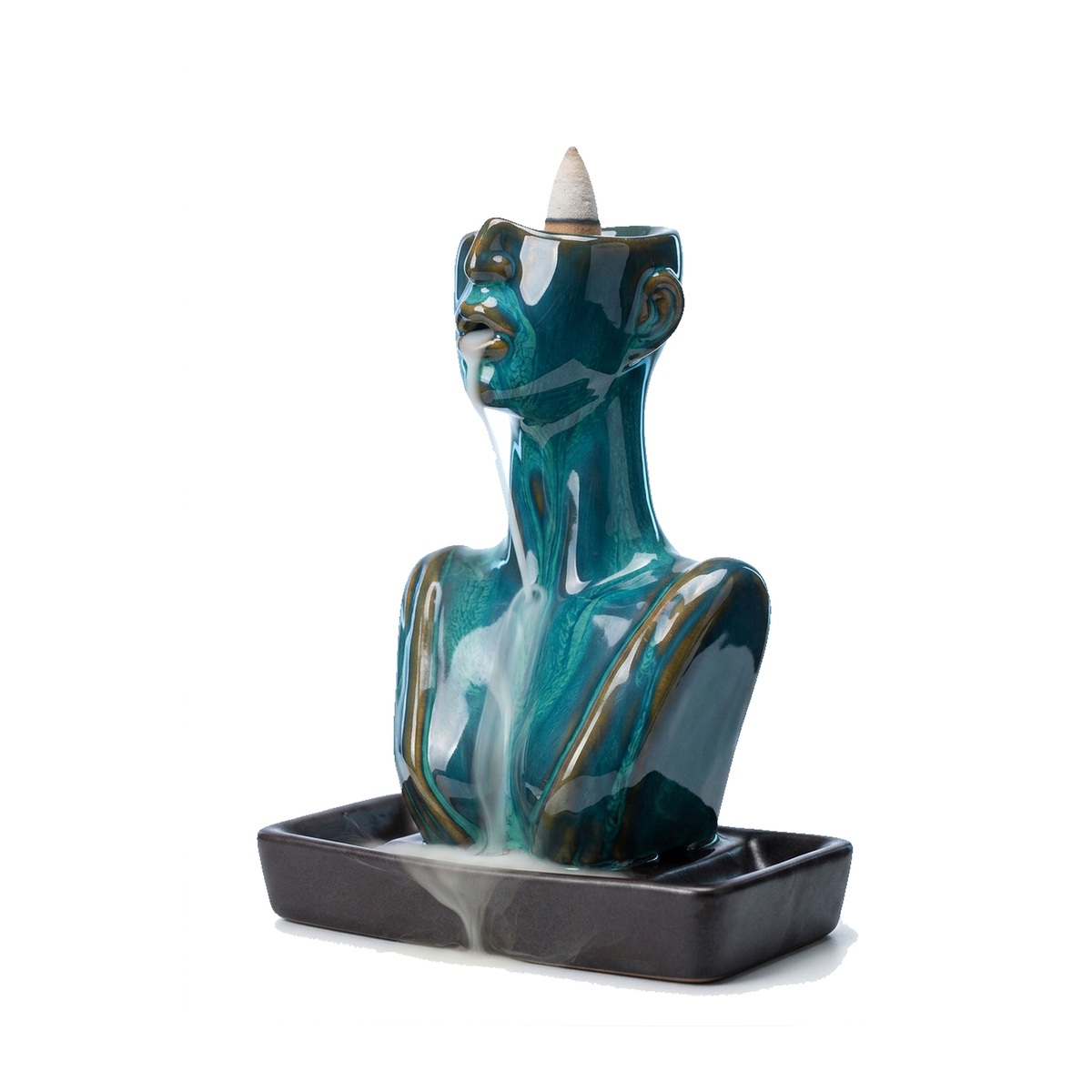 The Meditating Woman — Backflow Incense Waterfall